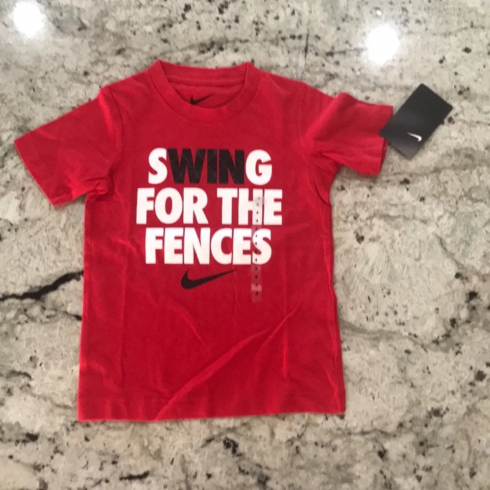 Boys Nike Shirt Set of 2 Size 4,5 Brand New